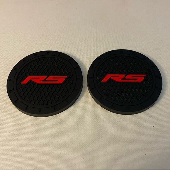 RS Rally Sport Car Cup Holder Coasters set of 2 NWT - Picture 5 of 7